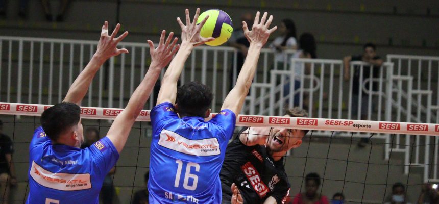 Atual campeão, Sesi-Bauru estreia no Paulista de vôlei contra